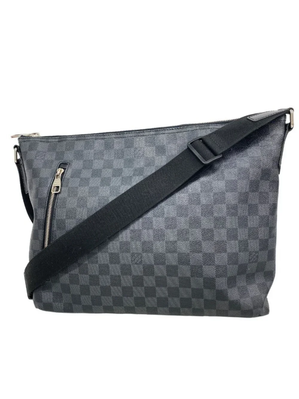 Louis Vuitton Shoulder Bag Damier Graphite Mick MM Black